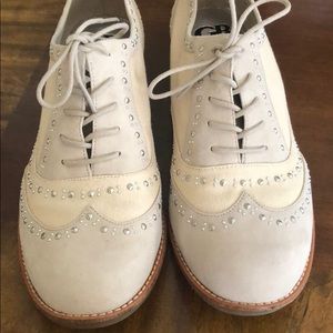 Gianni Bini Studded Oxford Loafers Size 11